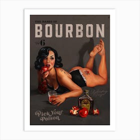 Babes Of Bourbon Vol 6 Pick Your Poison Art Print