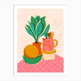 Melon and Jug Art Print