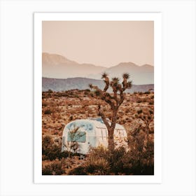 Joshua Tree Camper Art Print