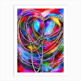 Heart Of Steel Art Print