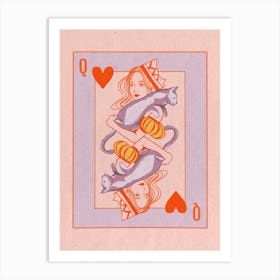 Queen Of Hearts Art Print