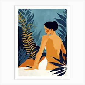 Woman In a Jungle, Nude Series Art Print