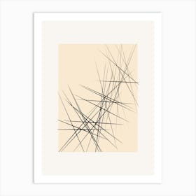 Abstract Lines Art Print