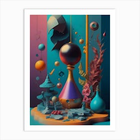 3d Art Art Print