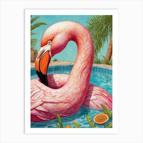 Flamingo 8 Art Print