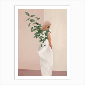 Carrying The Plant Art Print