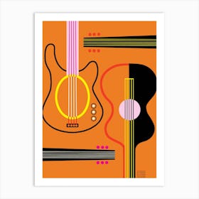 Strings 2 Art Print