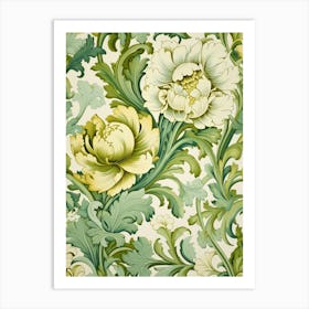 Floral Wallpaper 41 Art Print