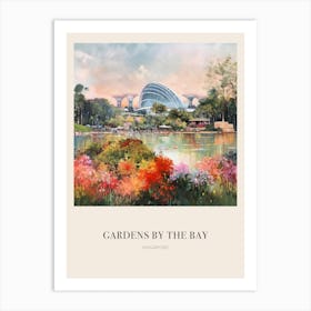 Gardens By The Bay Singapore 3 Vintage Cezanne Inspired Poster Art Print