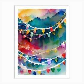 Rainbow Of Lights Art Print