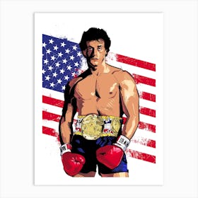 Rocky Art Print