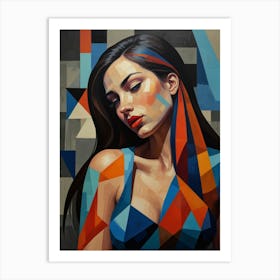 Abstract Of A Woman 6 Art Print