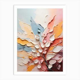 Freestyle Leaves Art Print