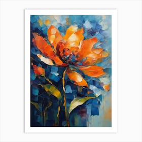 Orange Flower Art Print