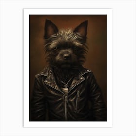 Gangster Dog Cairn Terrier 2 Art Print