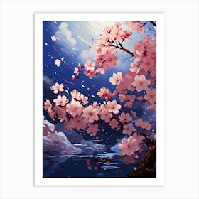 Beautiful Cherry Blossom Wall Art 3 Art Print