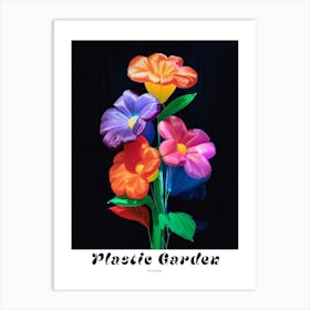 Bright Inflatable Flowers Poster Wild Pansy 3 Art Print