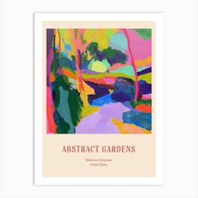 Colourful Gardens Bernheim Arboretum And Research Forest Usa 1 Red Poster Art Print