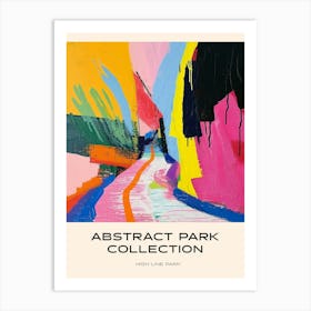 Abstract Park Collection Poster High Line Park New York City 2 Art Print