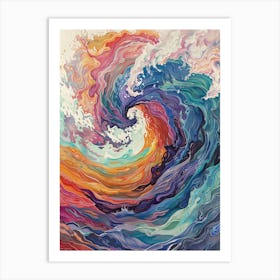 Ocean Wave Art Print