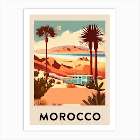 Morocco 3 Vintage Travel Poster Art Print