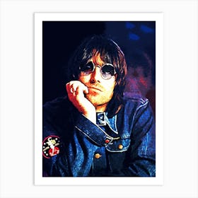 liam gallagher oasis britpop music band 2 Art Print