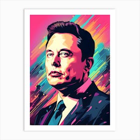 Elon Musk 4 Art Print