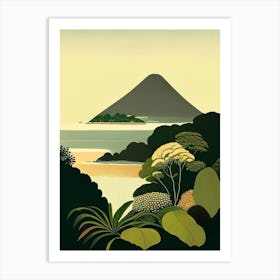 Pico Island Portugal Rousseau Inspired Tropical Destination Art Print