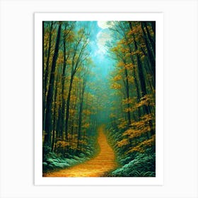 Path In The Woods 1 Art Print