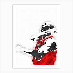 Michael Jordan Chicago Bulls 2 Art Print