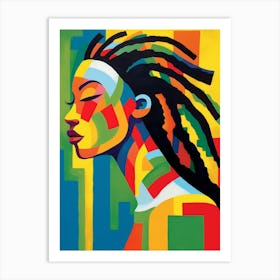 Dreadlocks Abstract 2 Art Print