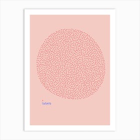 Dots Pink Art Print