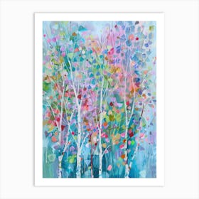 Birch Trees 11 Art Print