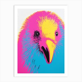 Andy Warhol Style Bird Kiwi 4 Art Print