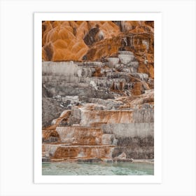 Western Hot Spring Art Print