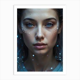 Twighlight, night Ethereal Beauty Art Print