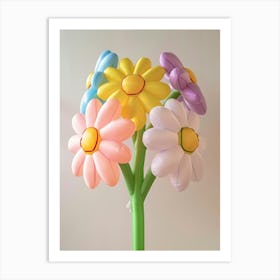 Dreamy Inflatable Flowers Daisy 5 Art Print