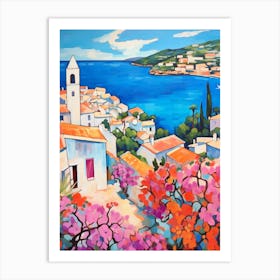 Ibiza Spain 6 Fauvist Painting Art Print