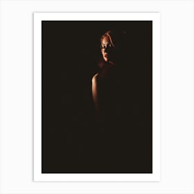 Woman In The Dark Art Print