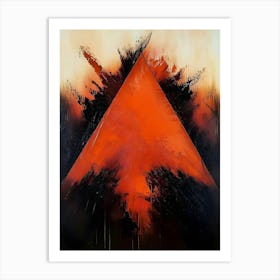 'Red Triangle' Art Print