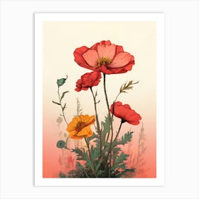 Poppies 16 Art Print