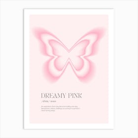 Dreamy Pink Art Print