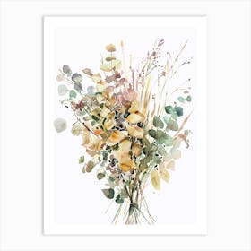 Bouquet Of Flowers 3 Art Print