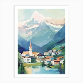 Grindelwald Switzerland Village Art Print