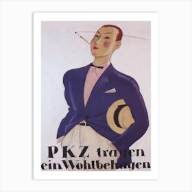 Dapper Man, Men's Fashion Poster Art Print