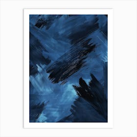 Abstract Brush Strokes 9 Art Print