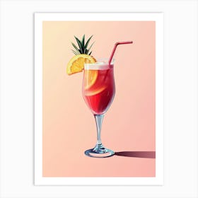 Coctail, Atomic Elixirs: Cocktail Fusion Art Print