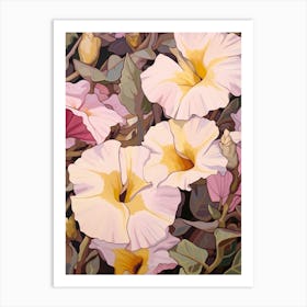 Petunia 2 Flower Painting Art Print