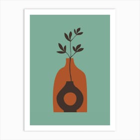 Plant In A Vase 1 Art Print