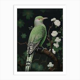 Ohara Koson Inspired Bird Painting Cuckoo 2 Art Print